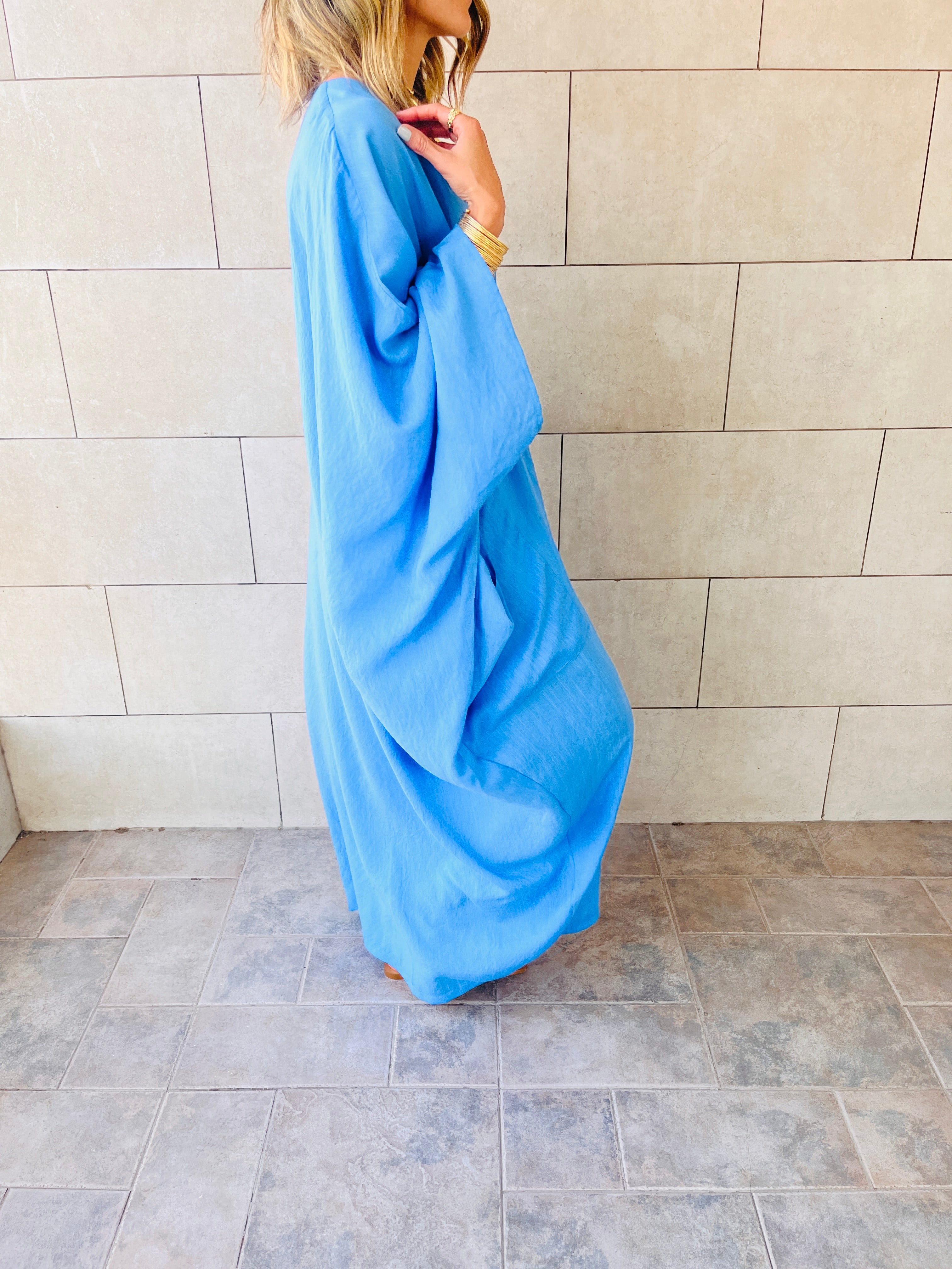 The Blue Nubian Kaftan