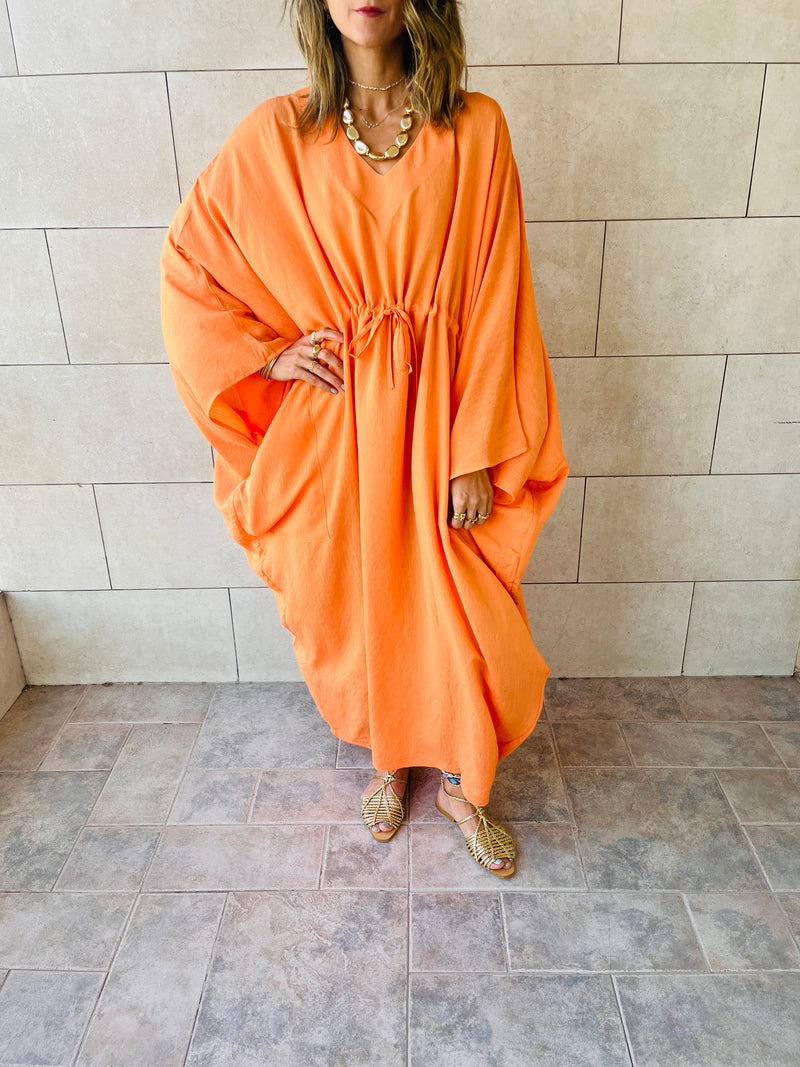The Orange Nubian Kaftan