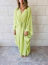 The Lime Nubian Kaftan