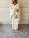 The Beige Nubian Kaftan