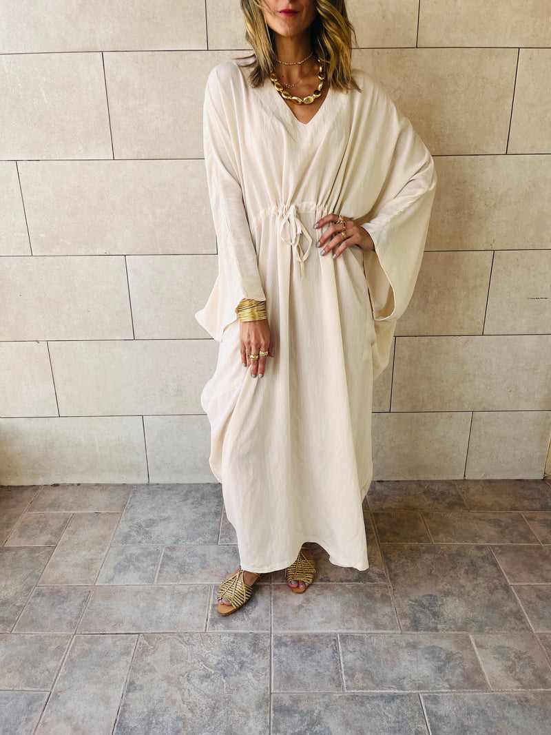 The Beige Nubian Kaftan