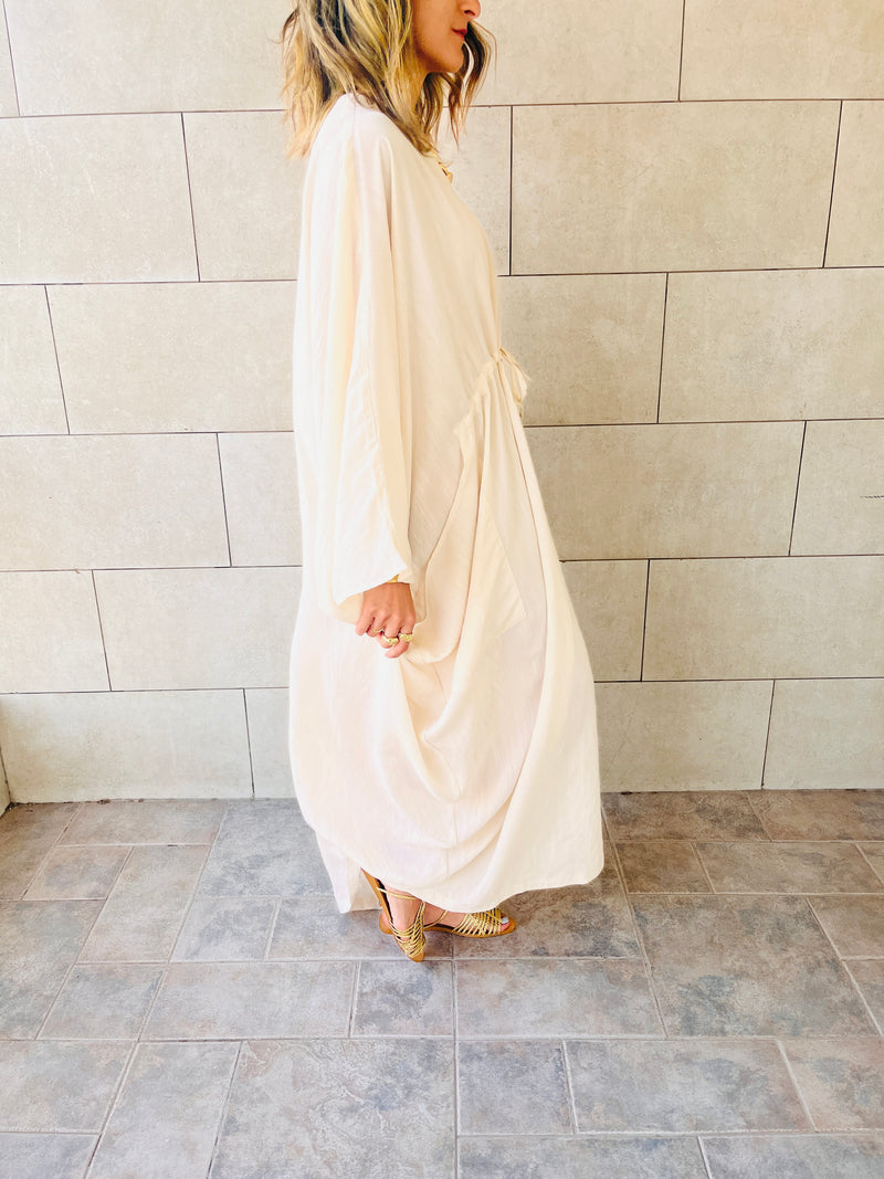 The Beige Nubian Kaftan