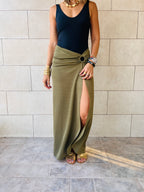 Olive Athena Goddess Skirt