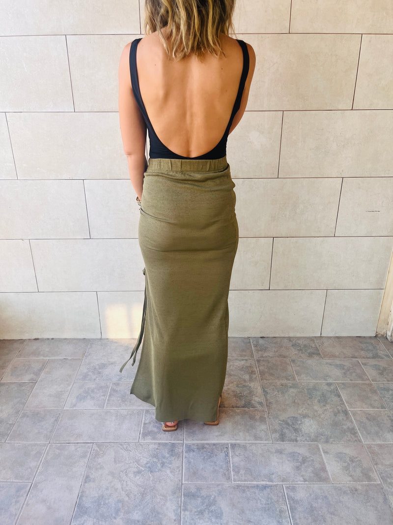 Olive Island Getaway Beach Skirt