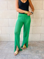 Green Crochet Loving Beach Pants