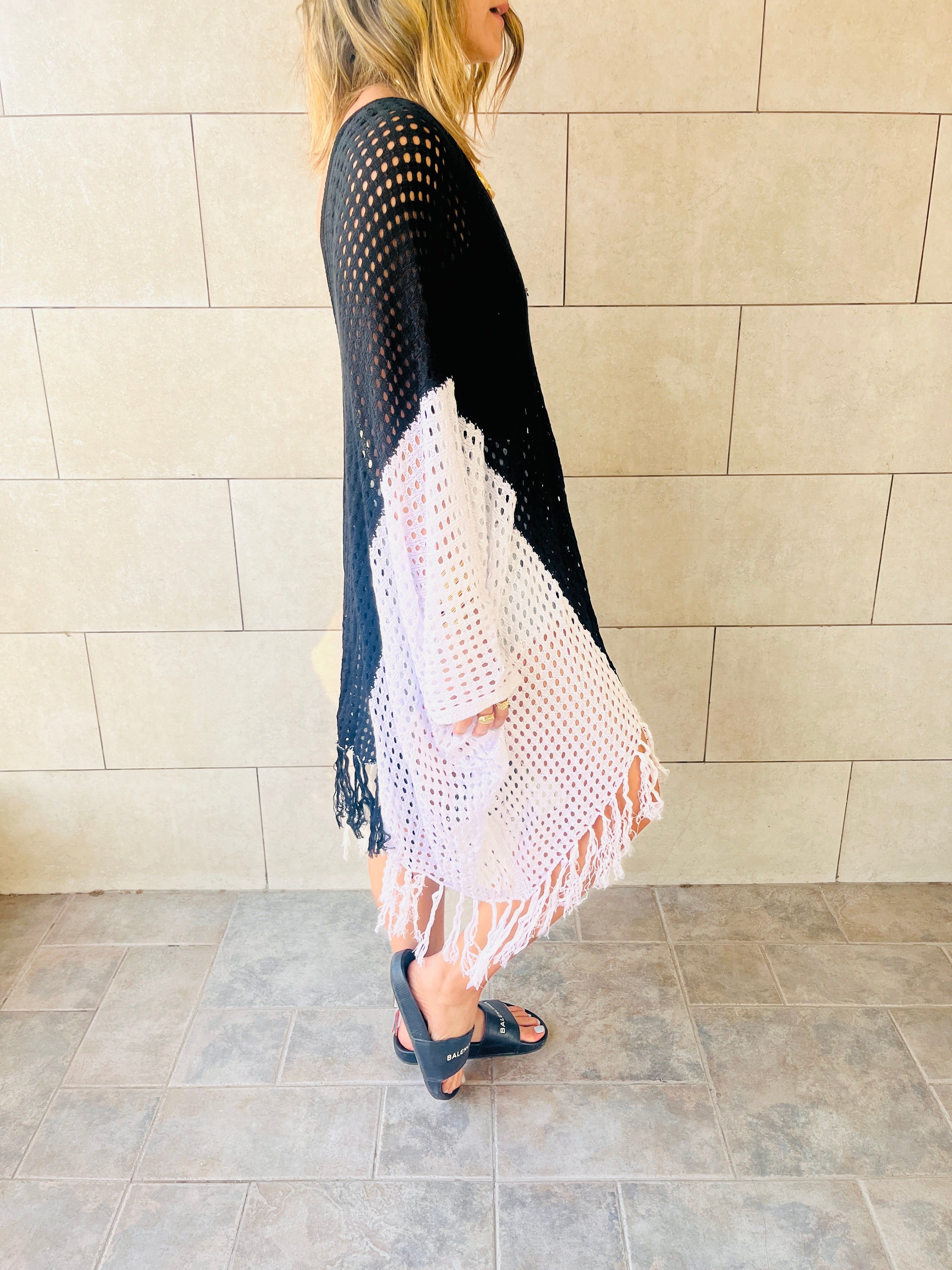 Black & Olive Feels Colorblock