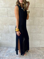 Black Salt & Sun Crochet Dress