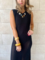 Black Salt & Sun Crochet Dress