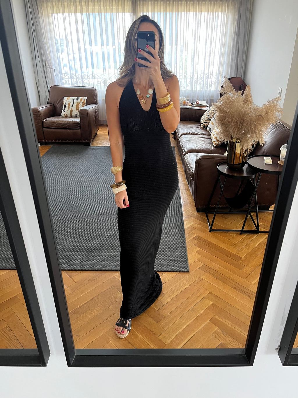 Black Midnight Backless Dress