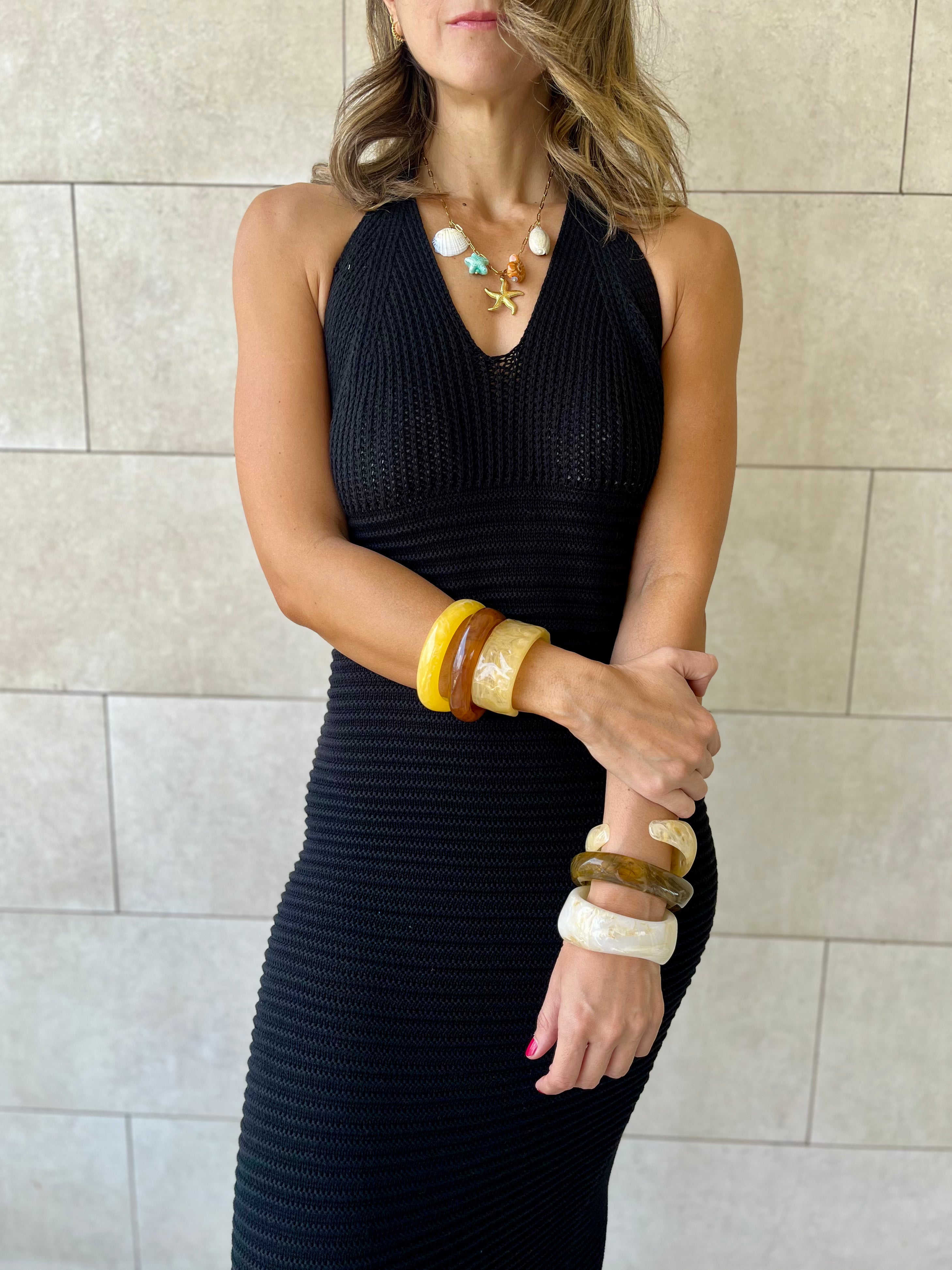 Black Midnight Backless Dress