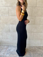 Black Midnight Backless Dress