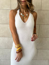 White Midnight Backless Dress