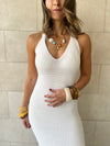 White Midnight Backless Dress