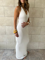 White Midnight Backless Dress