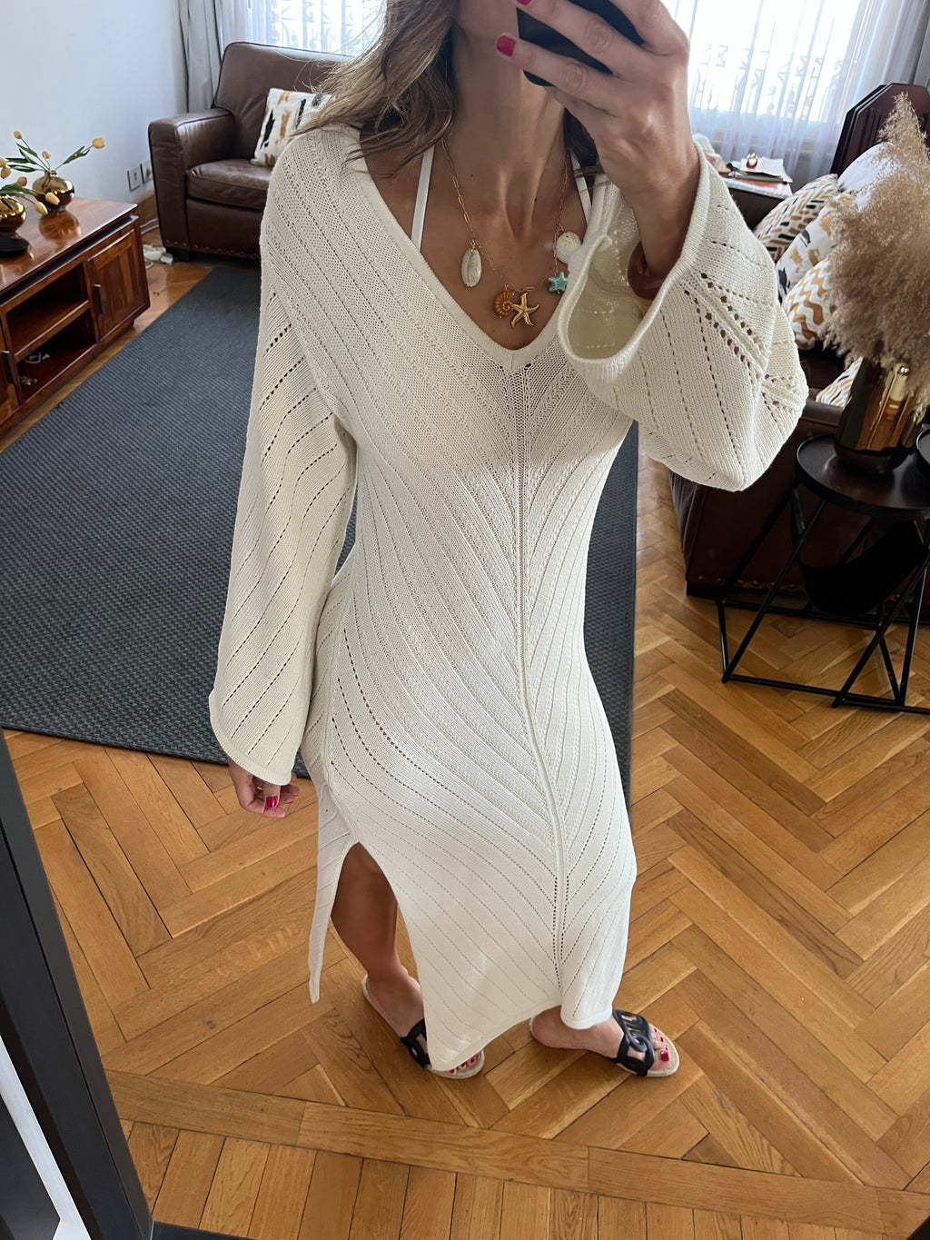 Ivory Sahara Bloom Dress