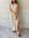 Beige Salt & Sun Crochet Dress