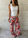 Tropical Printed Pants