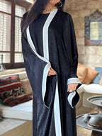 Black Border Glowy Kimono