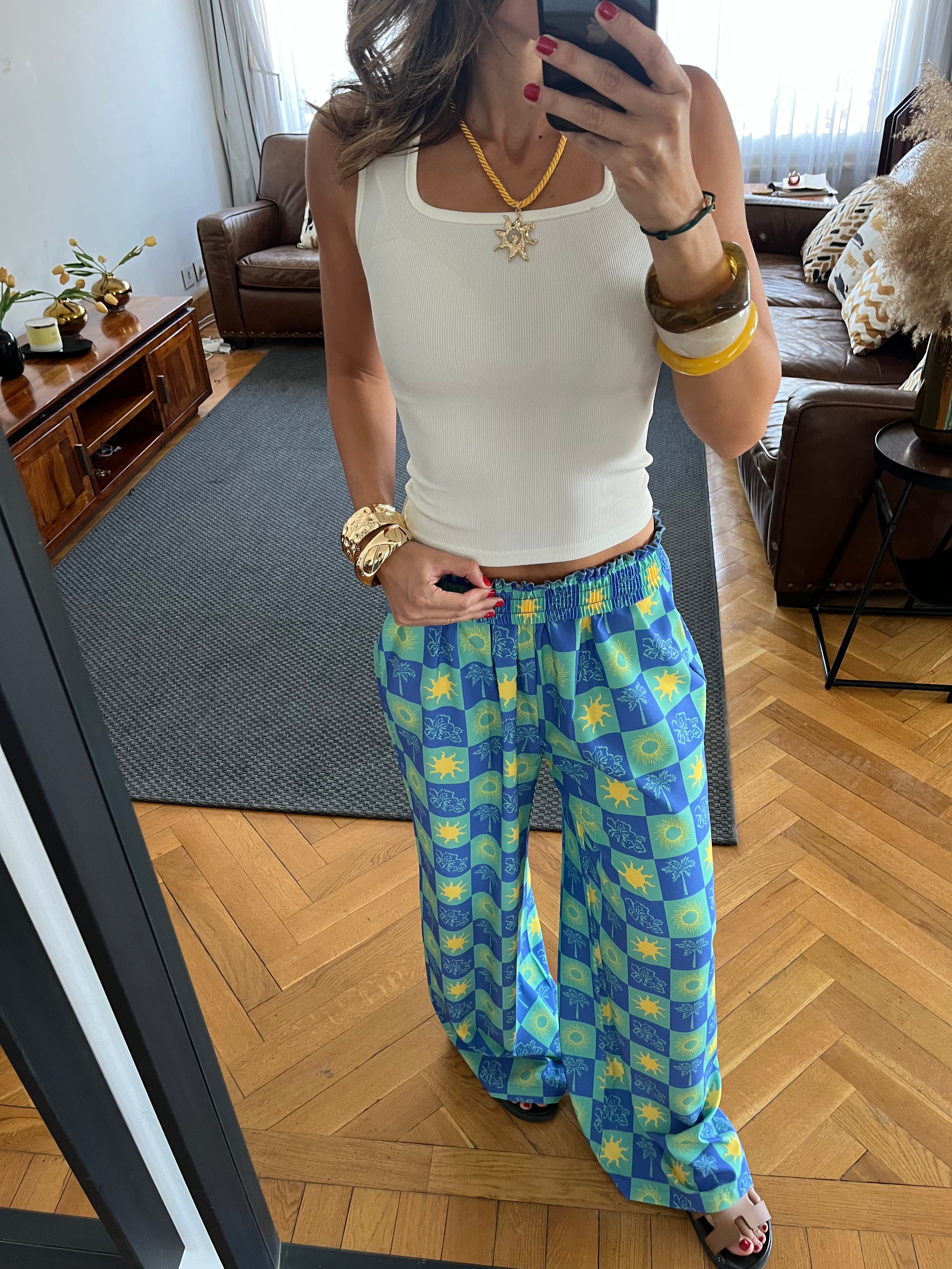 Midnight Printed Pants