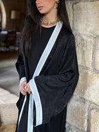 Black Border Glowy Kimono