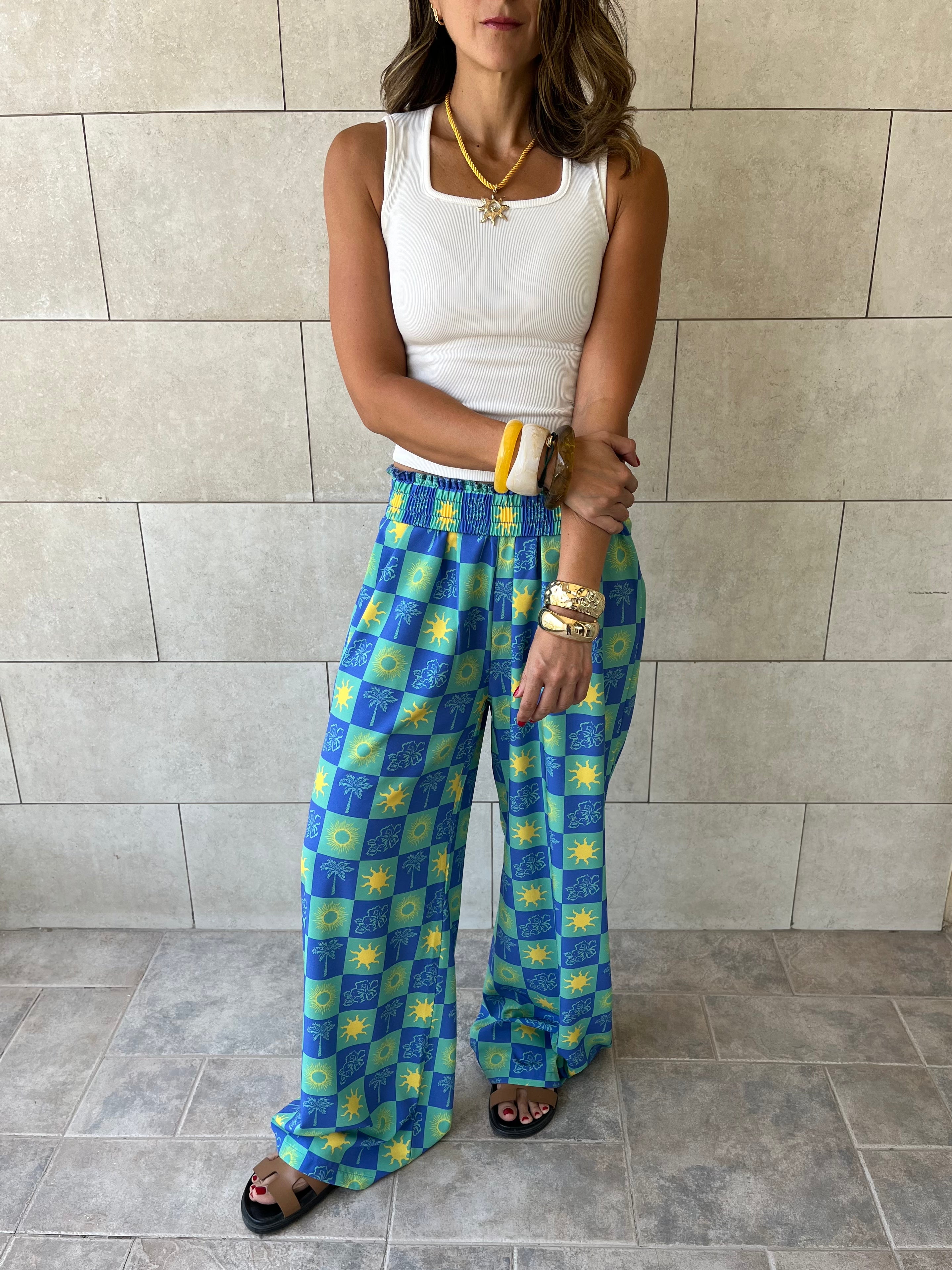 Midnight Printed Pants