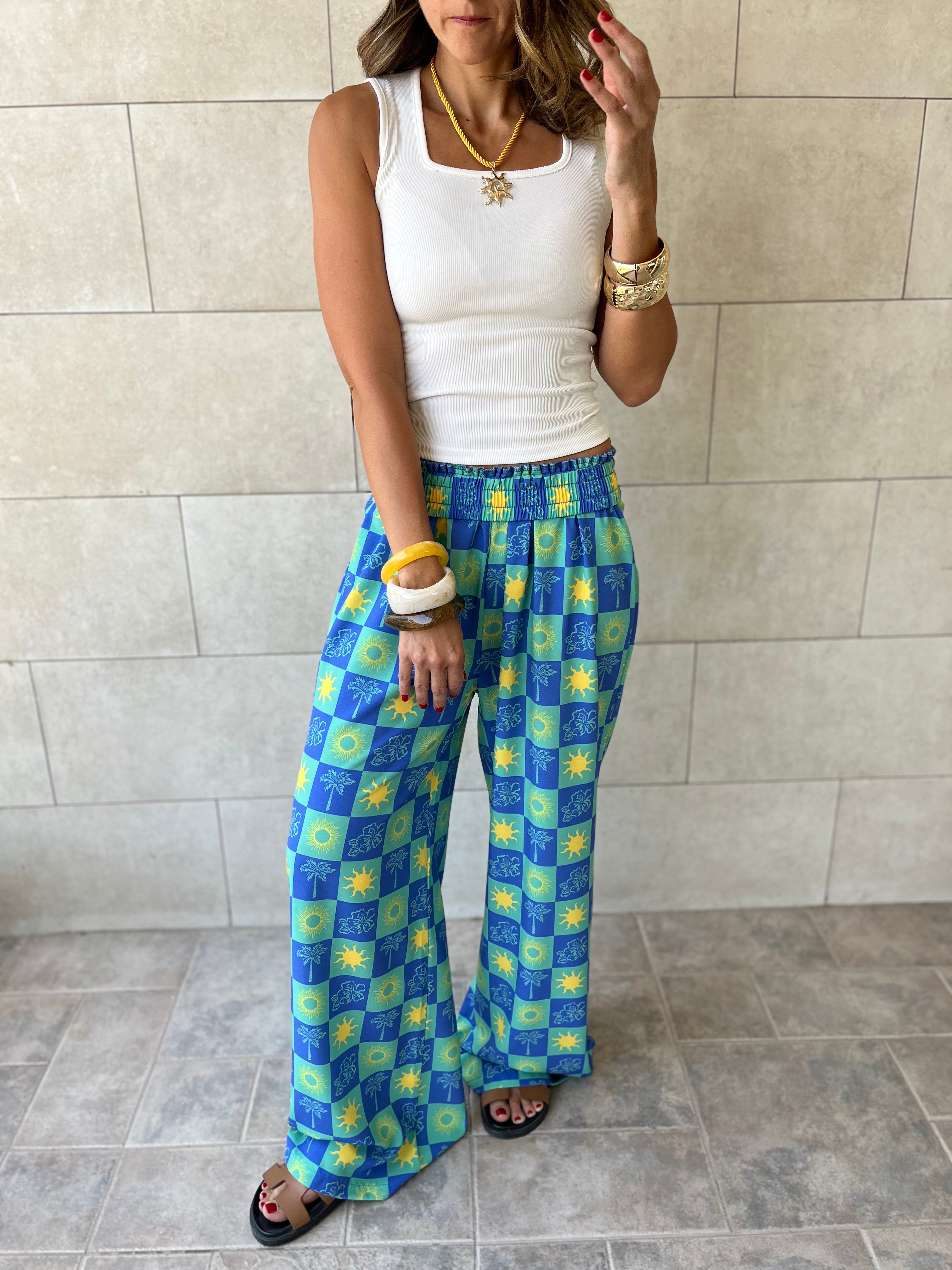 Midnight Printed Pants