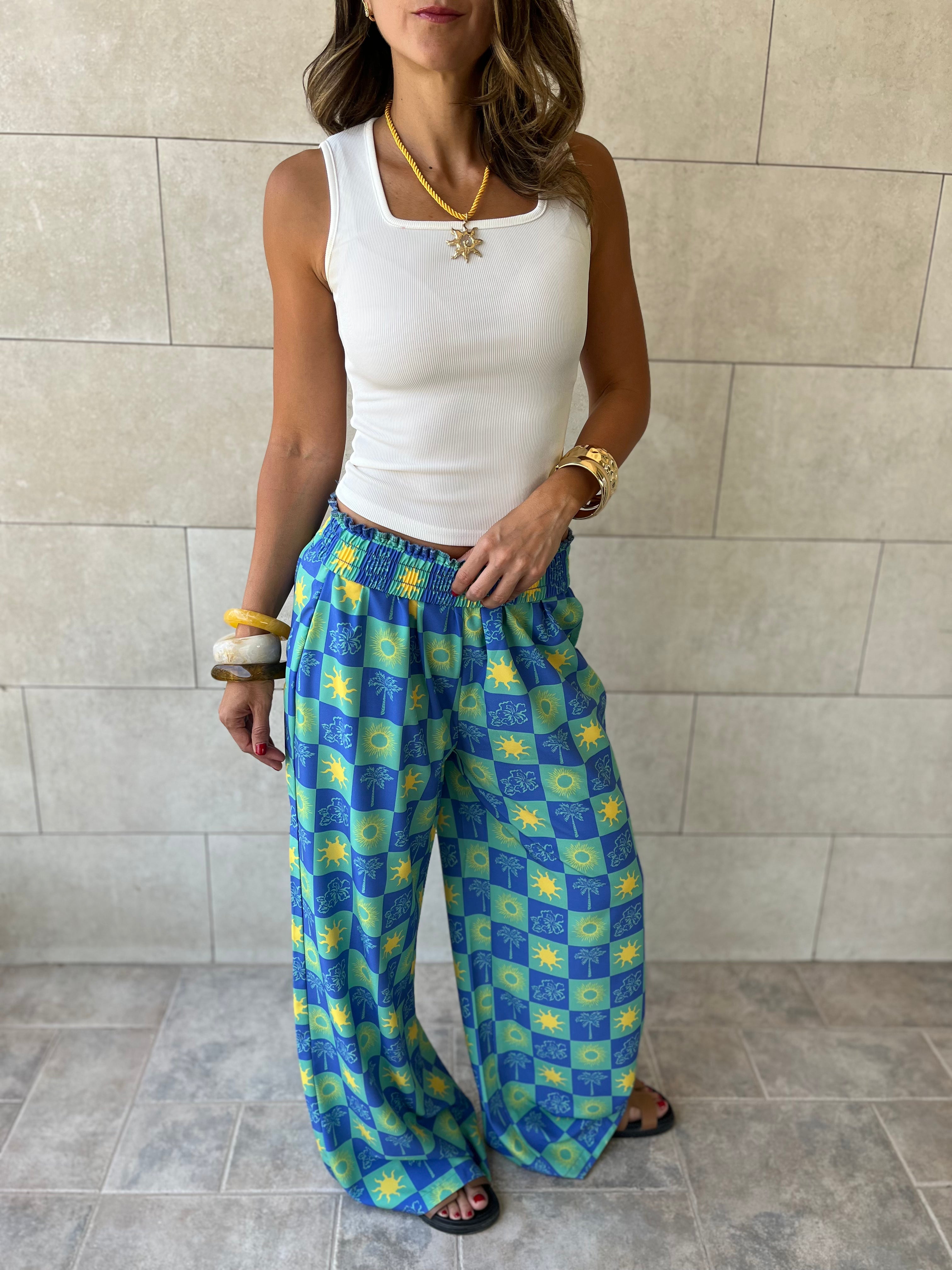 Midnight Printed Pants