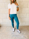 Teal Frillu Signature Leggings