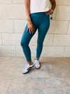 Teal Frillu Signature Leggings