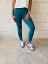 Teal Frillu Signature Leggings