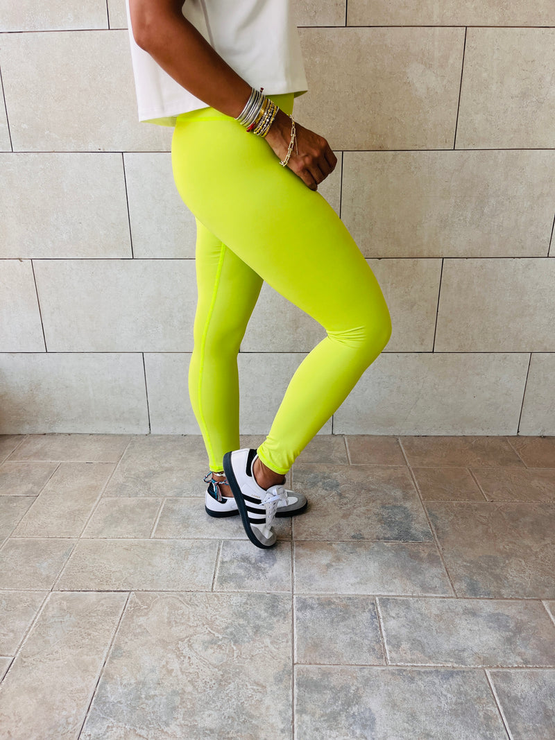 Lime Frillu Signature Leggings