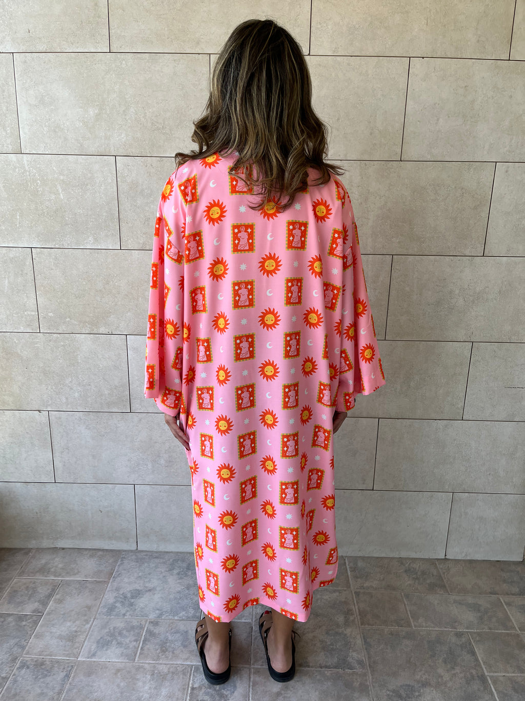Sunset Printed Kimono