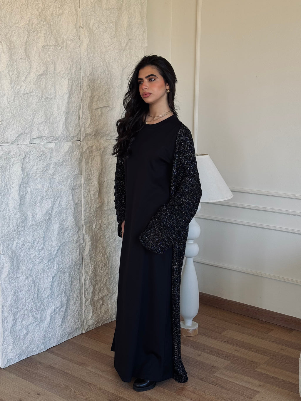 Black Shine on kimono