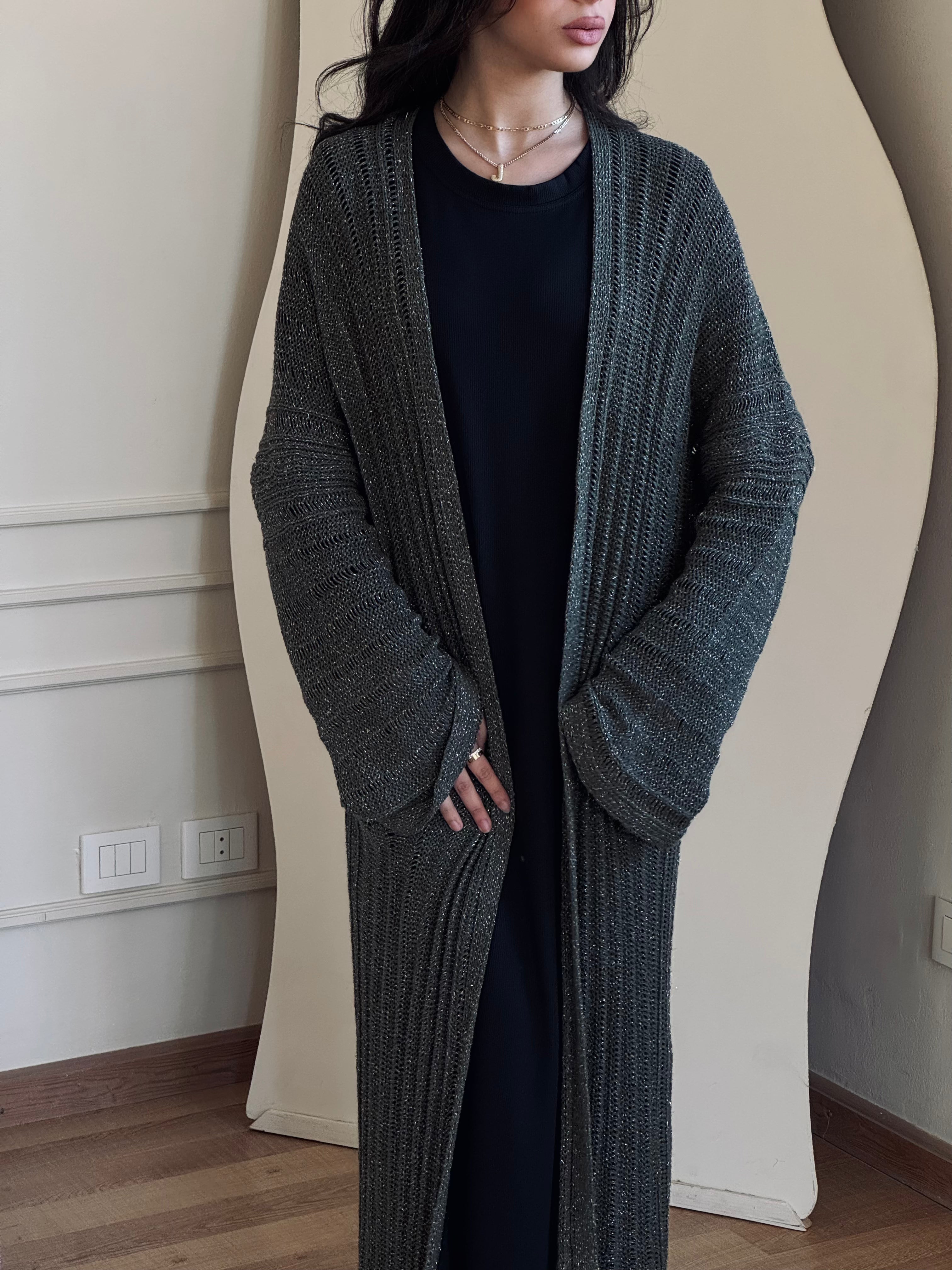 Olive Shine on kimono