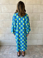 Midnight Printed Rope Kimono