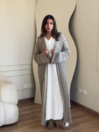 Beige Shine on kimono