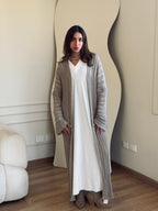 Beige Shine on kimono
