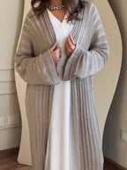 Beige Shine on kimono