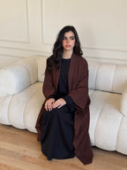 Brown Thick Kimono