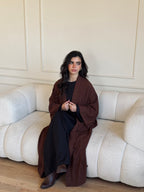 Brown Thick Kimono