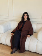 Brown Thick Kimono