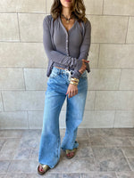 Grey Two Way Top