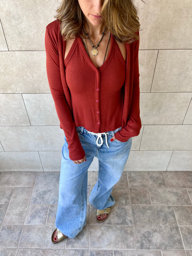 Rust Two Way Top