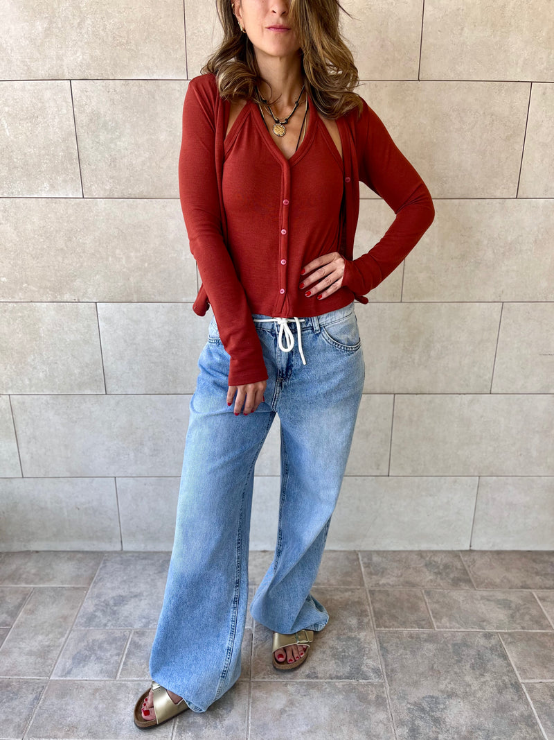 Rust Two Way Top