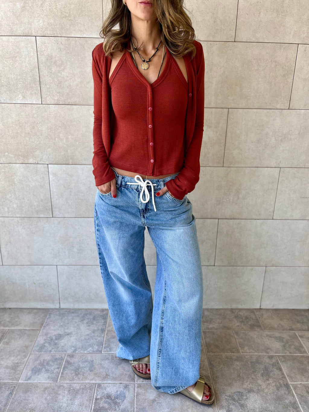 Rust Two Way Top