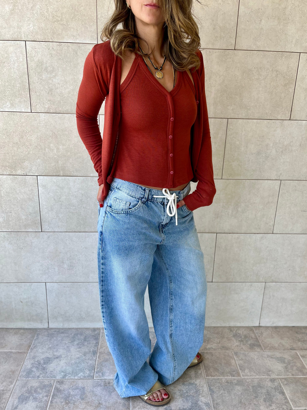 Rust Two Way Top