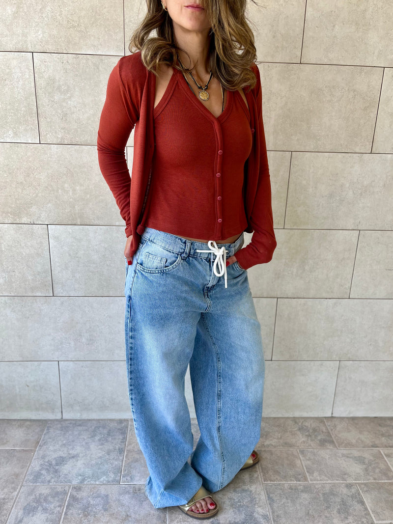 Rust Two Way Top