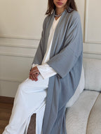 Grey Thick Kimono