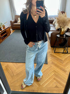 Black Two Way Top