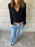Black Two Way Top